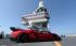 Lamborghini Veneno Roadster premiers on aircraft carrier